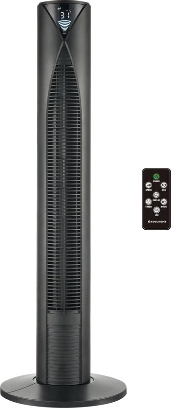 CoolHome Torenventilator met afstandsbediening - grijs - Tweedekans