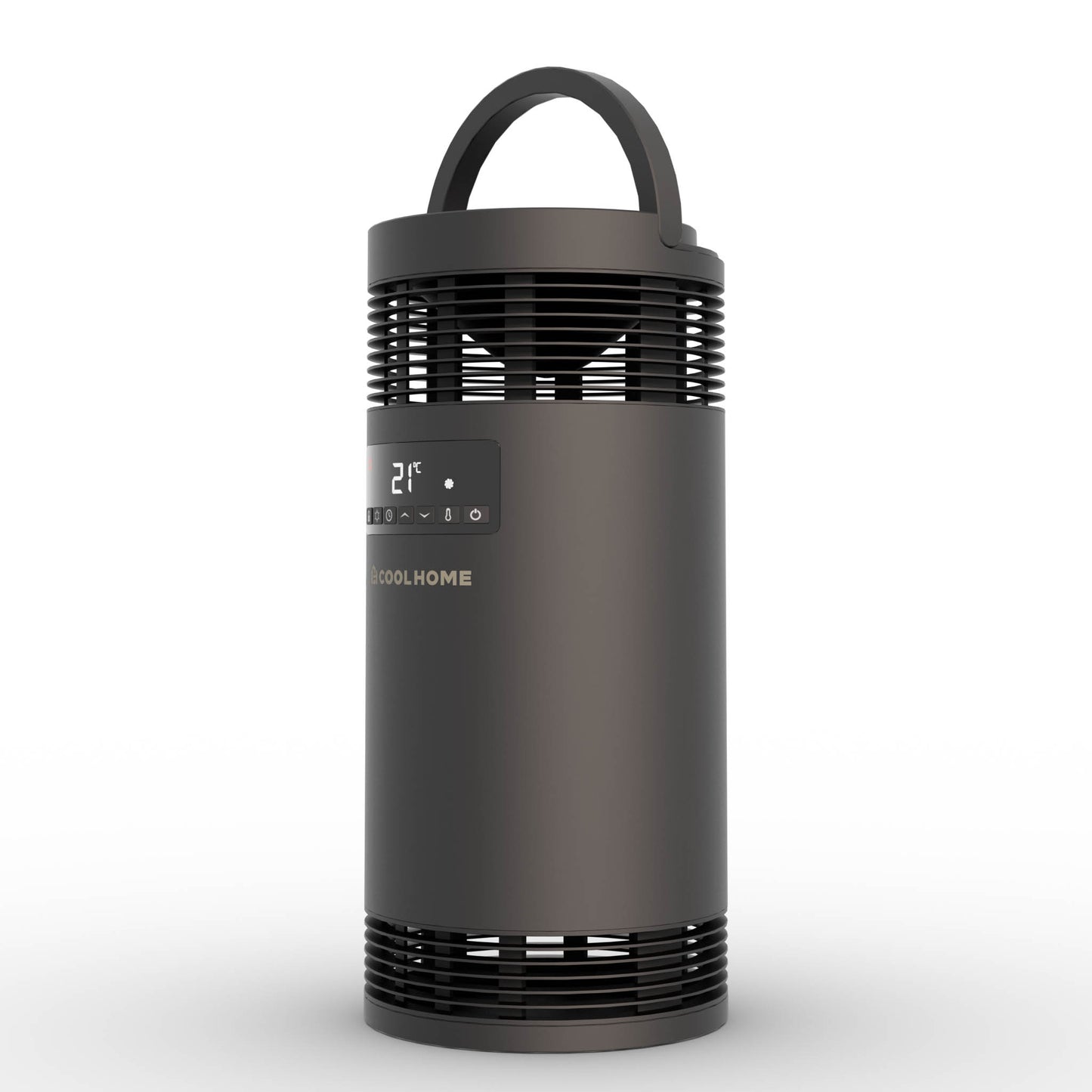 CoolHome Keramische kachel - 360º verwarming met ventilator - zwart