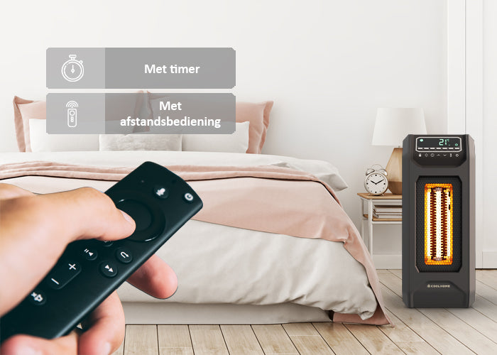 CoolHome Infrarood Kachel - zwart