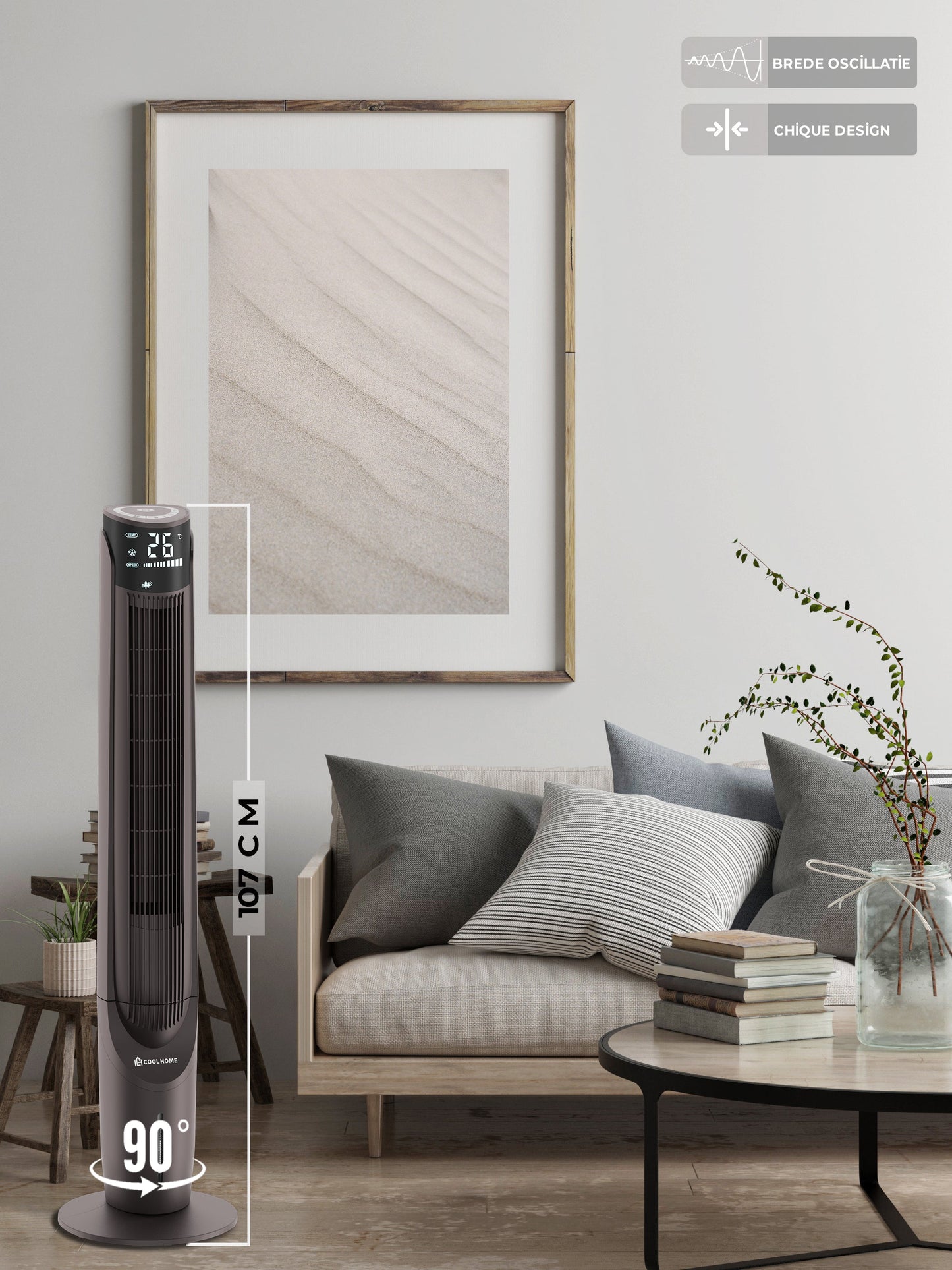 CoolHome Aircooler Zwart - Tweedekans