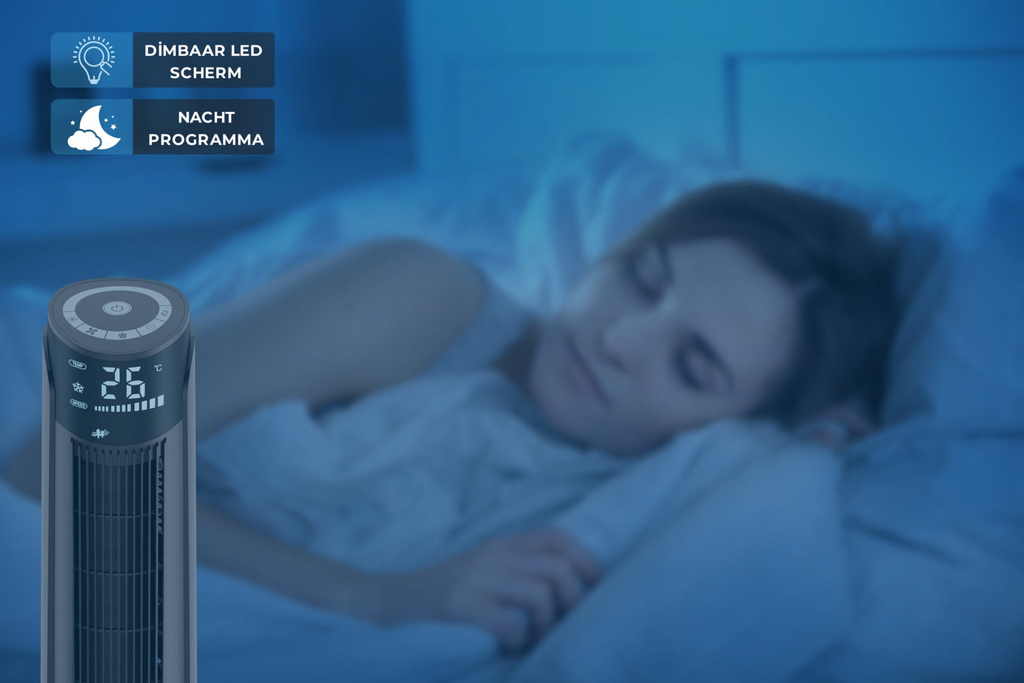 CoolHome Aircooler Zwart - Tweedekans
