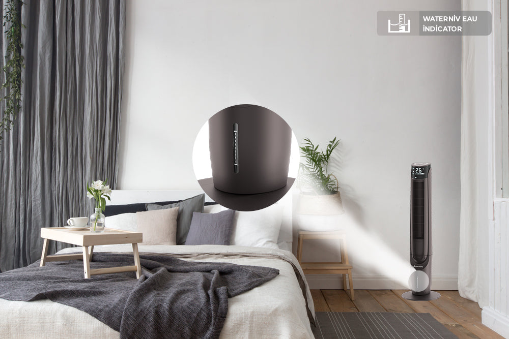 CoolHome Aircooler - antraciet
