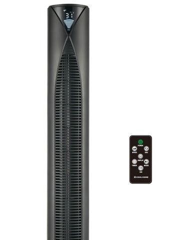 CoolHome Torenventilator met afstandsbediening - grijs - Tweedekans