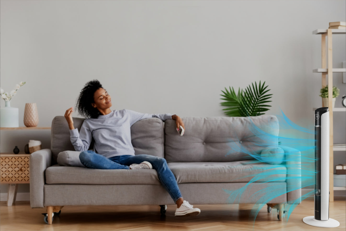 CoolHome Design Torenventilator - wit - Tweedekans