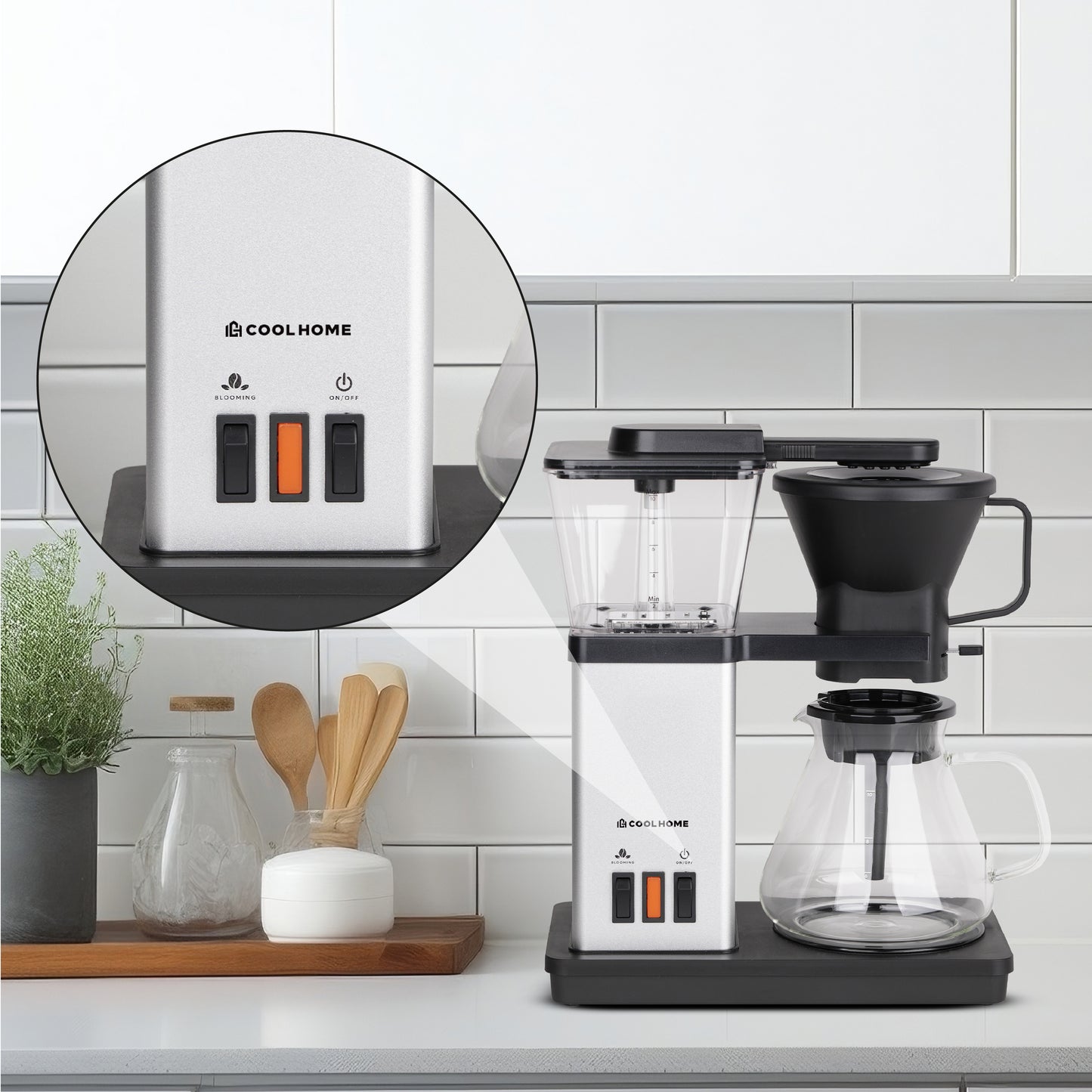 CoolHome Masterbrew koffiezetapparaat - RVS